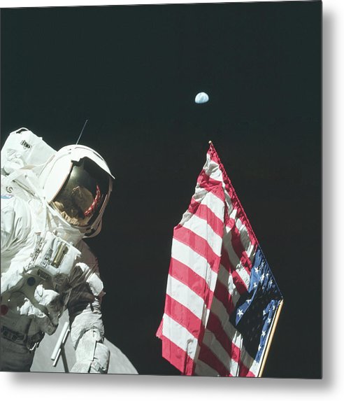 Apollo 17, 1972 / Art Photo - Metal Print