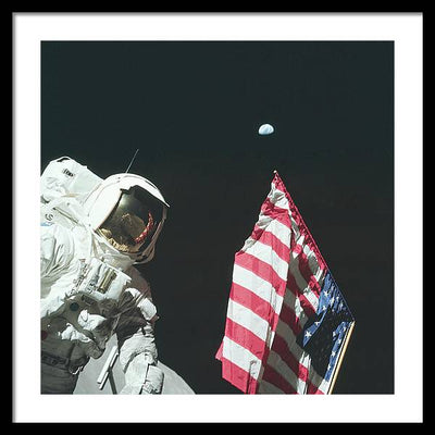 Apollo 17, 1972 / Art Photo - Framed Print