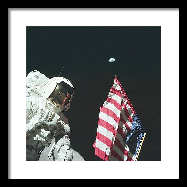 Apollo 17, 1972 / Art Photo - Framed Print