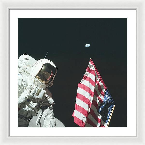 Apollo 17, 1972 / Art Photo - Framed Print