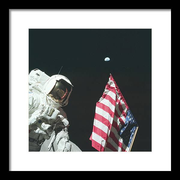 Apollo 17, 1972 / Art Photo - Framed Print