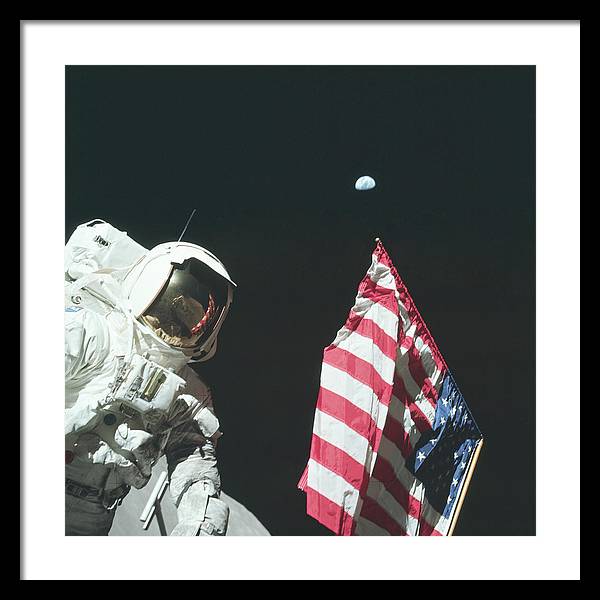 Apollo 17, 1972 / Art Photo - Framed Print