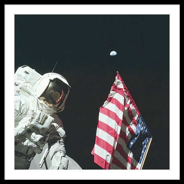 Apollo 17, 1972 / Art Photo - Framed Print