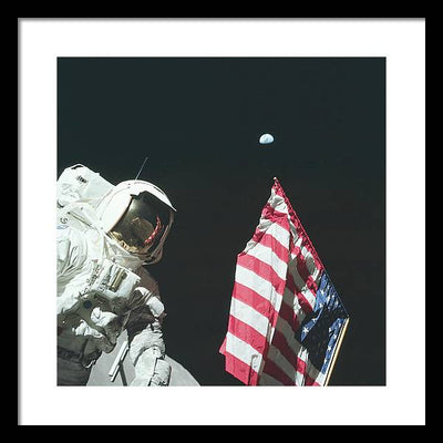 Apollo 17, 1972 / Art Photo - Framed Print