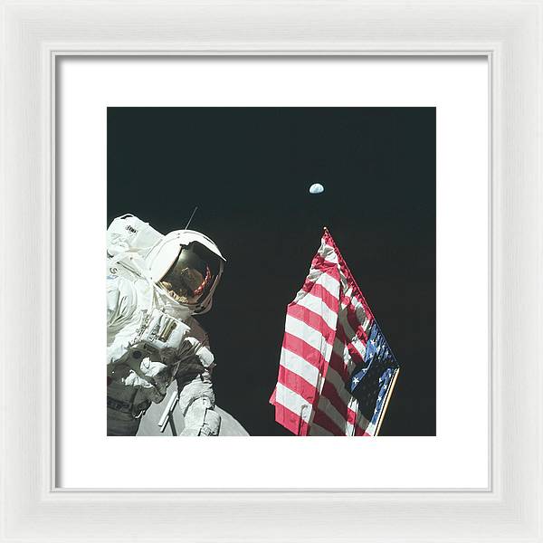 Apollo 17, 1972 / Art Photo - Framed Print