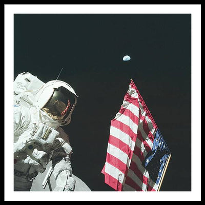 Apollo 17, 1972 / Art Photo - Framed Print