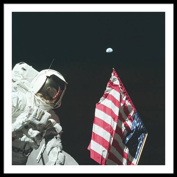 Apollo 17, 1972 / Art Photo - Framed Print