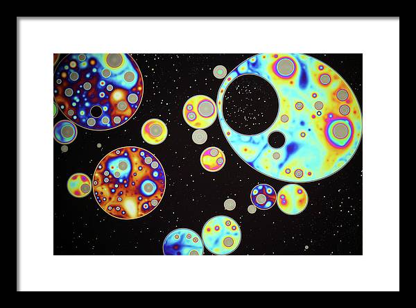 Aqueous Solution of Glycerol / Art Photo - Framed Print