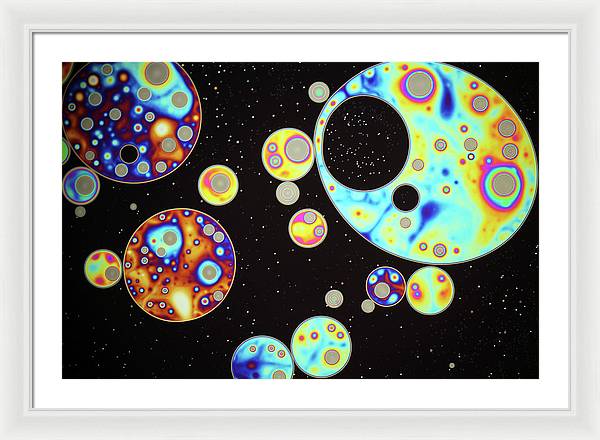 Aqueous Solution of Glycerol / Art Photo - Framed Print