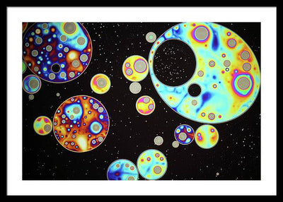 Aqueous Solution of Glycerol / Art Photo - Framed Print