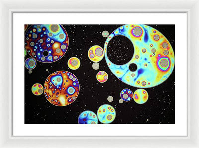 Aqueous Solution of Glycerol / Art Photo - Framed Print