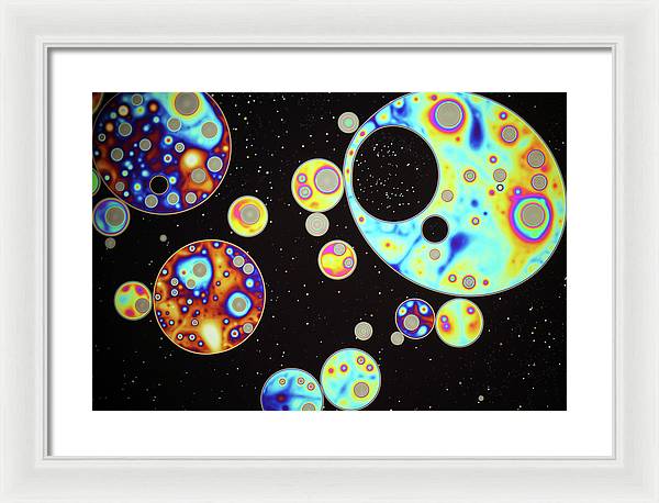 Aqueous Solution of Glycerol / Art Photo - Framed Print