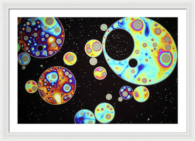 Aqueous Solution of Glycerol / Art Photo - Framed Print