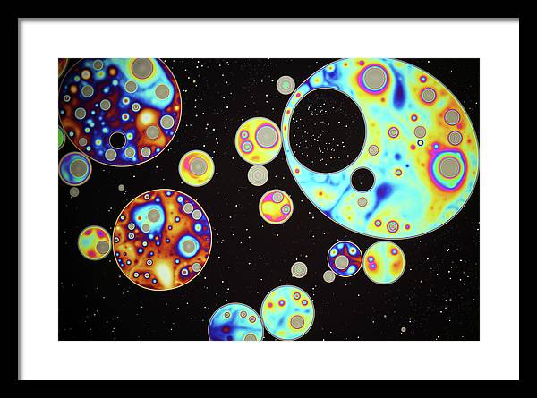 Aqueous Solution of Glycerol / Art Photo - Framed Print