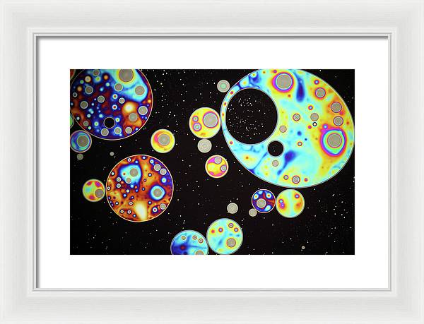 Aqueous Solution of Glycerol / Art Photo - Framed Print