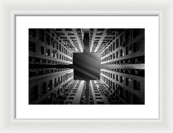 Architecture, Monochrome / Art Photo - Framed Print