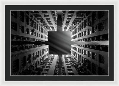 Architecture, Monochrome / Art Photo - Framed Print