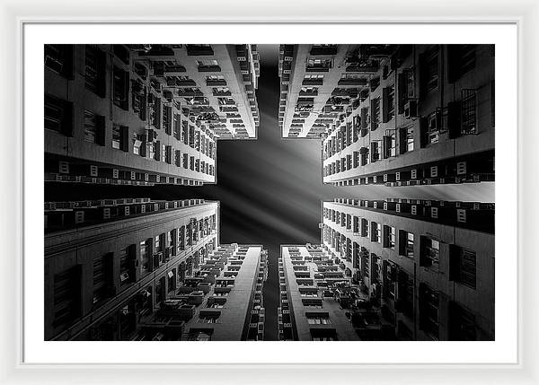 Architecture, Monochrome / Art Photo - Framed Print