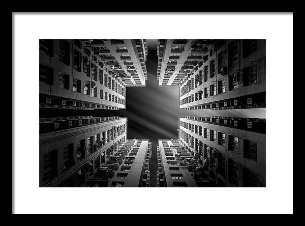 Architecture, Monochrome / Art Photo - Framed Print