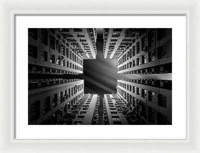 Architecture, Monochrome / Art Photo - Framed Print