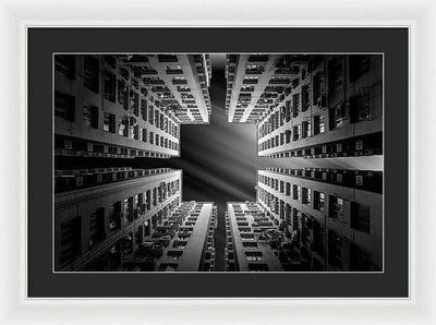 Architecture, Monochrome / Art Photo - Framed Print