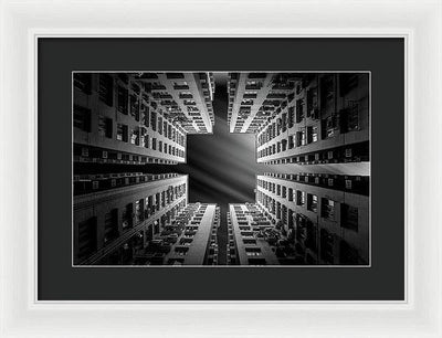 Architecture, Monochrome / Art Photo - Framed Print