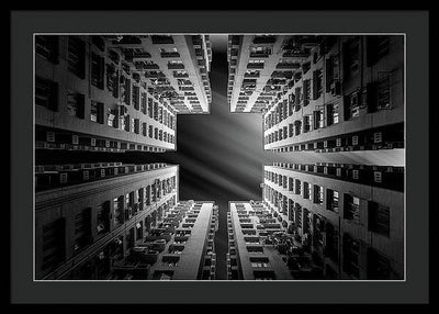 Architecture, Monochrome / Art Photo - Framed Print