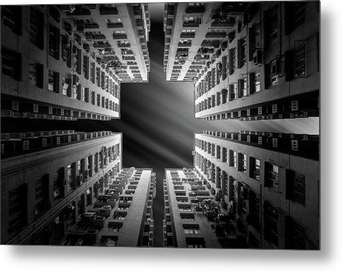 Architecture, Monochrome / Art Photo - Metal Print