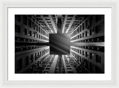 Architecture, Monochrome / Art Photo - Framed Print