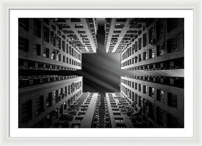 Architecture, Monochrome / Art Photo - Framed Print