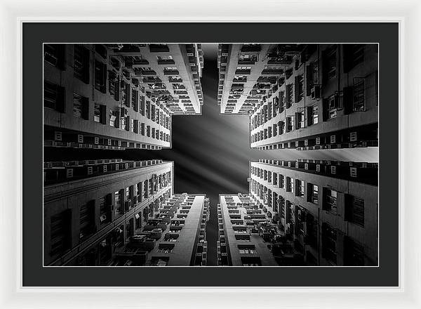 Architecture, Monochrome / Art Photo - Framed Print