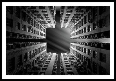 Architecture, Monochrome / Art Photo - Framed Print