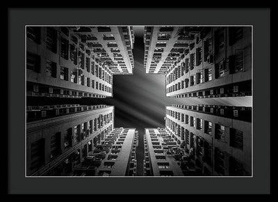 Architecture, Monochrome / Art Photo - Framed Print