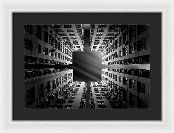 Architecture, Monochrome / Art Photo - Framed Print