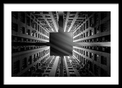 Architecture, Monochrome / Art Photo - Framed Print