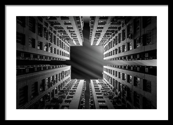 Architecture, Monochrome / Art Photo - Framed Print