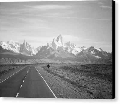 Argentina, Black and White / Art Photo - Canvas Print