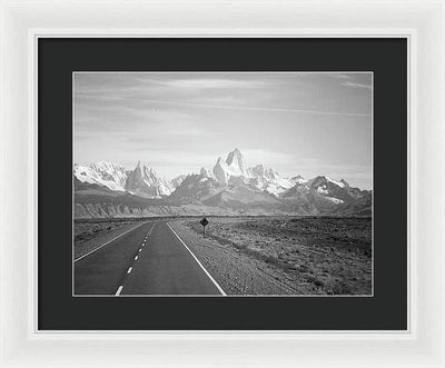 Argentina, Black and White / Art Photo - Framed Print