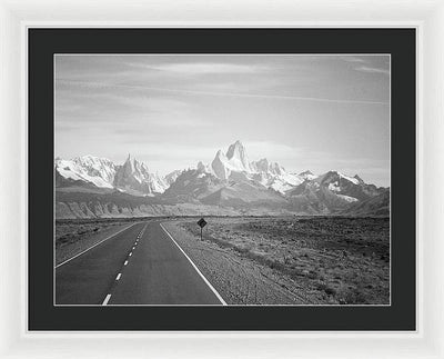 Argentina, Black and White / Art Photo - Framed Print