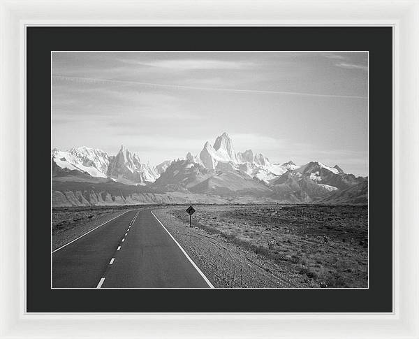 Argentina, Black and White / Art Photo - Framed Print