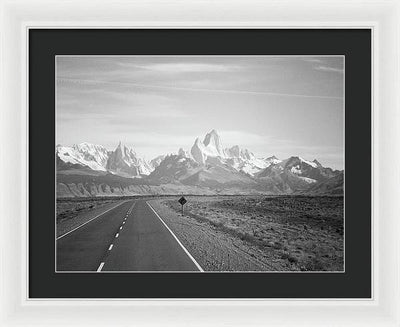 Argentina, Black and White / Art Photo - Framed Print