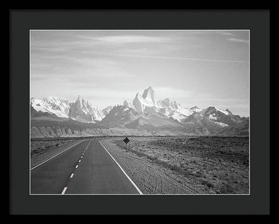 Argentina, Black and White / Art Photo - Framed Print