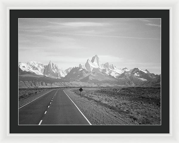 Argentina, Black and White / Art Photo - Framed Print