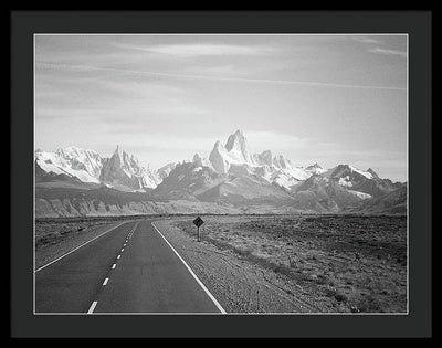 Argentina, Black and White / Art Photo - Framed Print