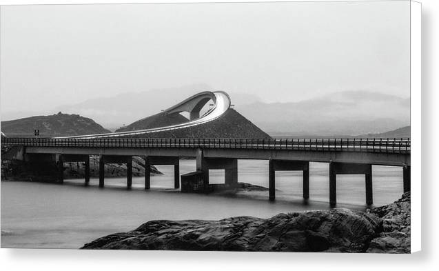 Atlanterhavsveien Storseisundet Bridge, Norway / Art Photo - Canvas Print