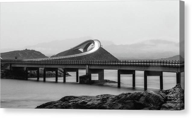 Atlanterhavsveien Storseisundet Bridge, Norway / Art Photo - Canvas Print