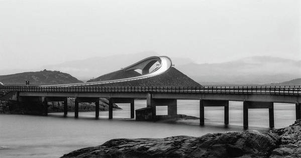 Atlanterhavsveien Storseisundet Bridge, Norway / Art Photo - Art Print