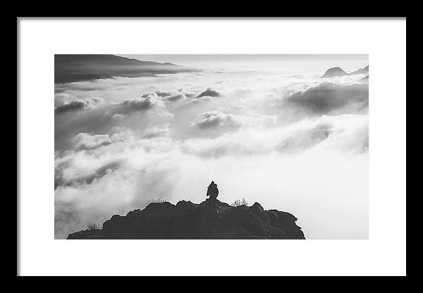 Atop the Mountain / Art Photo - Framed Print