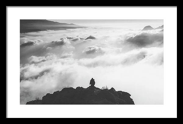 Atop the Mountain / Art Photo - Framed Print