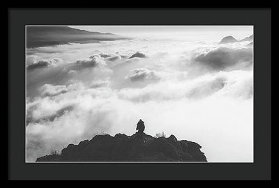 Atop the Mountain / Art Photo - Framed Print